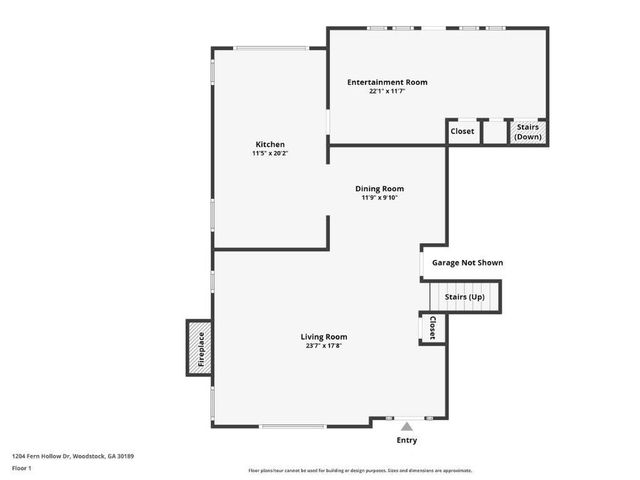 1204 Fern Hollow Dr, Woodstock, GA 30189