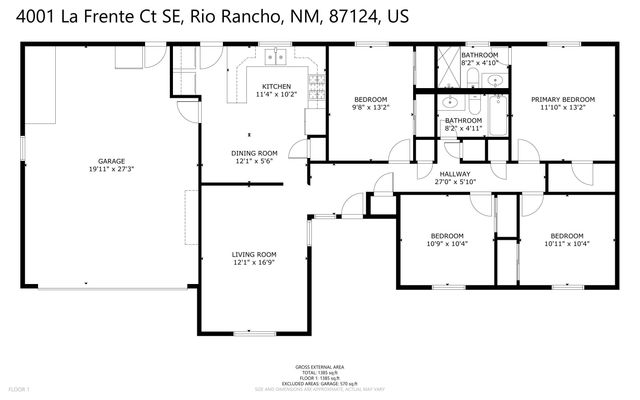 4001 La Frente Court SE, Rio Rancho, NM 87124
