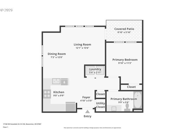 17168 Sw SNOWDALE St H-102, Beaverton, OR 97007