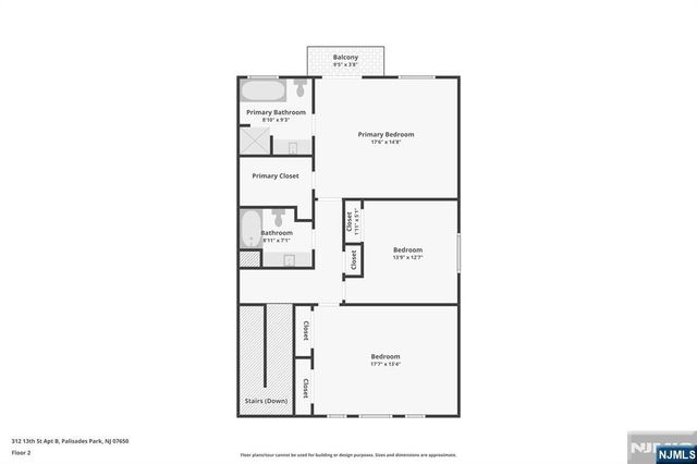 312B 13th Street 2, Palisades Park, NJ 07650