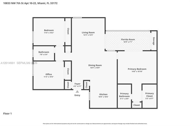 10833 NW 7th St 10-22, Miami, FL 33172