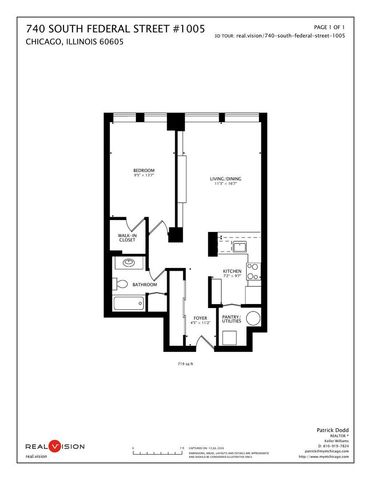 740 S Federal Street 1005, Chicago, IL 60605