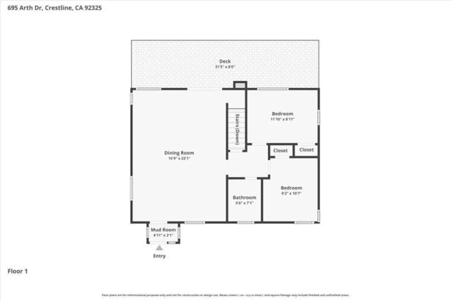695 Arth Drive, Crestline, CA 92325