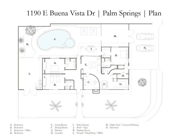 1190 E Buena Vista Drive, Palm Springs, CA 92262