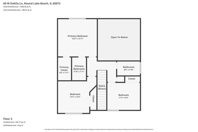 60 W Dahlia Lane, Round Lake Beach, IL 60073