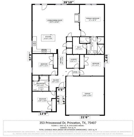 353 Princewood Drive, Princeton, TX 75407