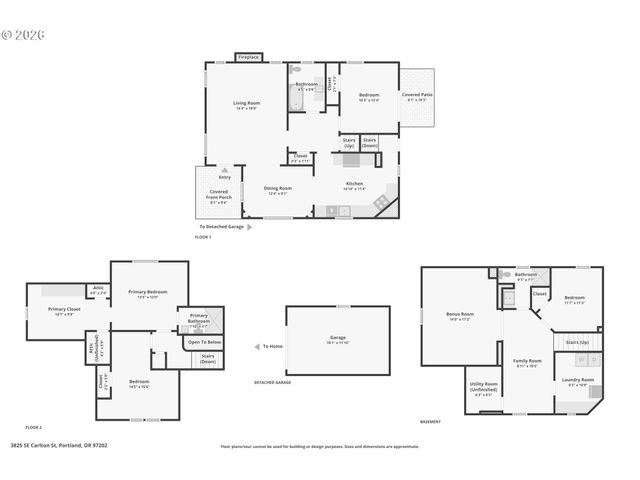 3825 Se CARLTON St, Portland, OR 97202