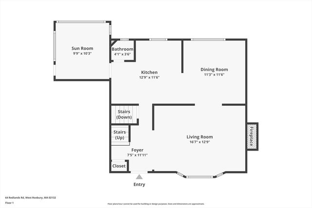 64 Redlands Rd, Boston, MA 02132