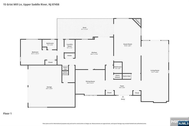 15 Gristmill Lane, Upper Saddle River, NJ 07458