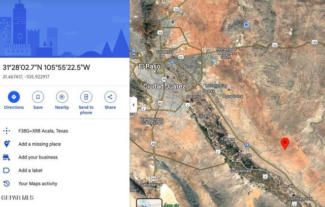 PN62177 Cocktail Drive, Ft Hancock, TX 79839