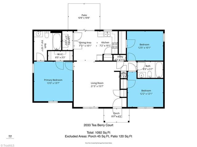 2033 Tea Berry Court, Winston-salem, NC 27127