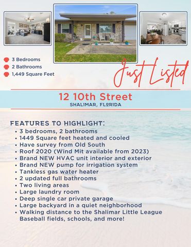 12 10th Street, Shalimar, FL 32579