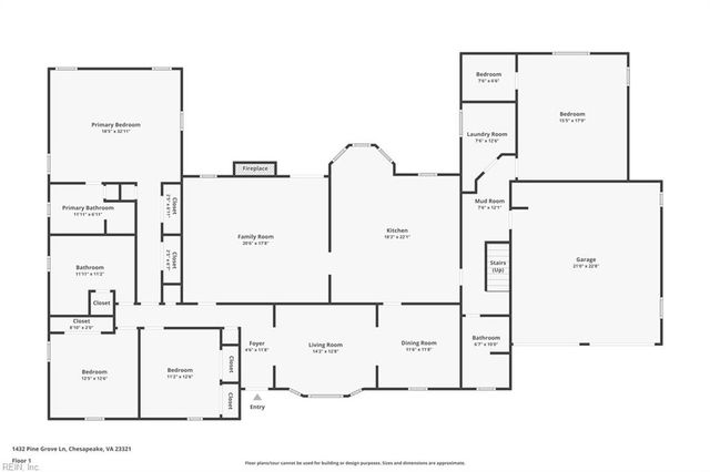 1432 Pine Grove LN, Chesapeake, VA 23321