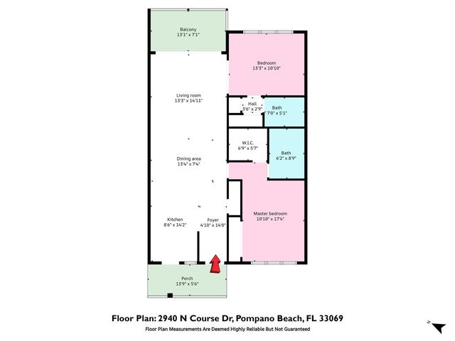 2940 N Course Drive 811, Pompano Beach, FL 33069