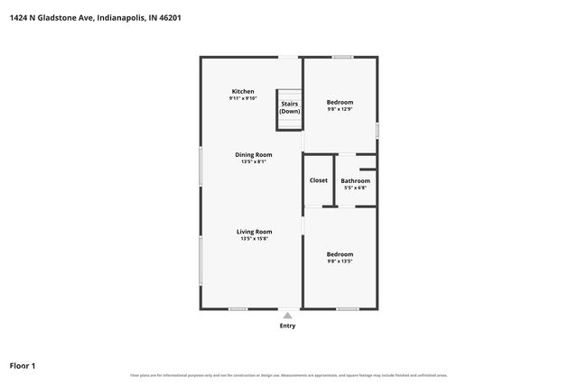 1424 N Gladstone Avenue, Indianapolis, IN 46201