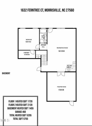 1632 Ferntree Court, Morrisville, NC 27560