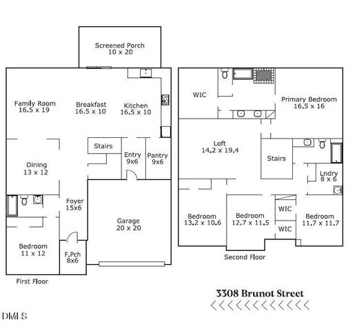 3308 Brunot Street, New Hill, NC 27562