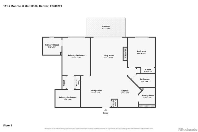 111 S Monroe Street B306, Denver, CO 80209