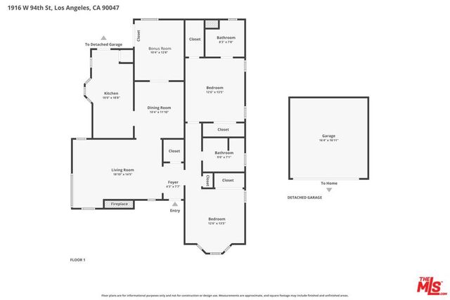 1916 W 94th Street, Los Angeles, CA 90047