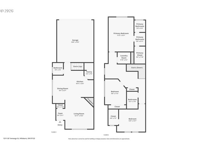 1211 Se TAMANGO St, Hillsboro, OR 97123