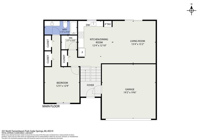 331 N Tannenbaum Trail, Cedar Springs, MI 49319