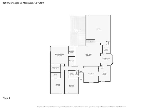 4608 Gleneagle Street, Mesquite, TX 75150