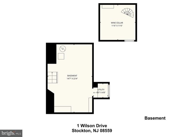 1 WILSON DR, Stockton, NJ 08559