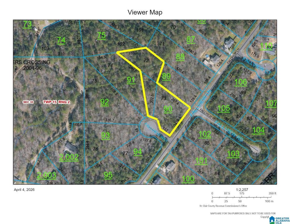 100 FALLVIEW WAY, Odenville, AL 35120
