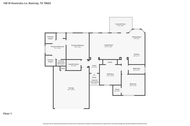 108 W Keomuku LN, Bastrop, TX 78602