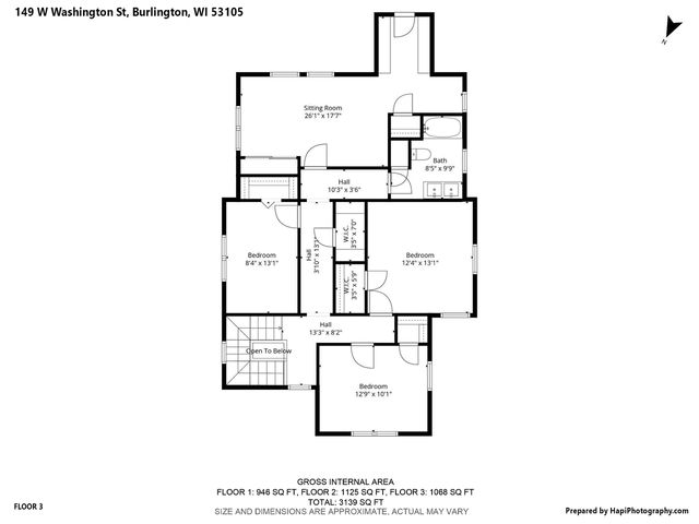 149 W Washington STREET, Burlington, WI 53105