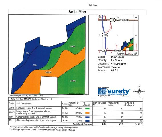 XXX 290th Street, Henderson, MN 56044