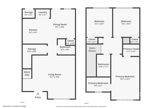 1765 J Julian Lane, Charlotte, NC 28208