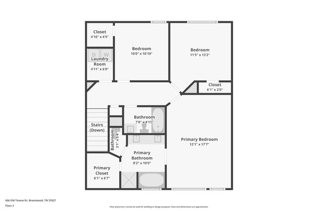 456 Old Towne Dr, Brentwood, TN 37027