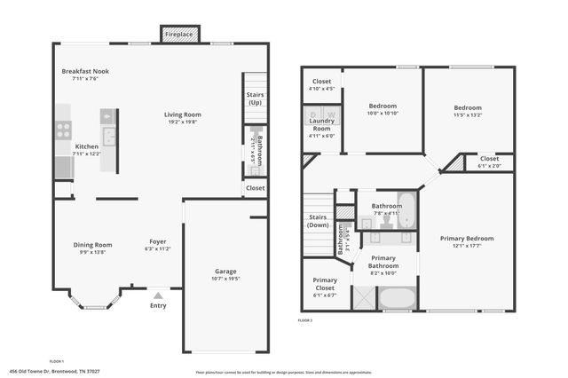 456 Old Towne Dr, Brentwood, TN 37027