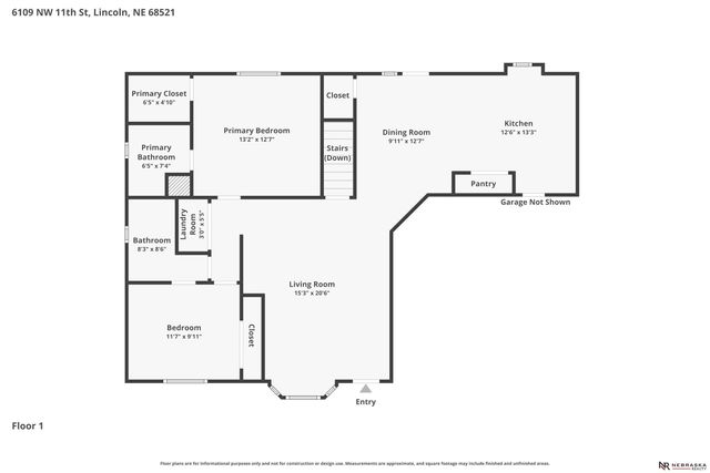 6109 NW 11th Street, Lincoln, NE 68521