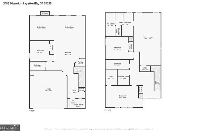 3085 Diane Lane, Fayetteville, GA 30214