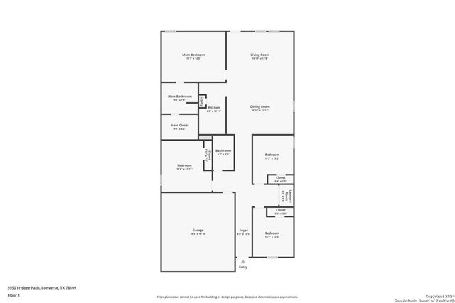 5950 FRISBEE PATH, Converse, TX 78109