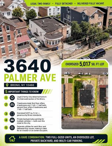 3640 Palmer Avenue, Bronx, NY 10466