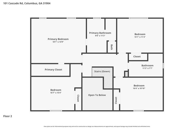 101 Cascade Road, Columbus, GA 31904