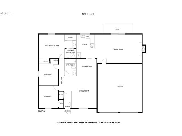 4045 HYACINTH St, Eugene, OR 97404