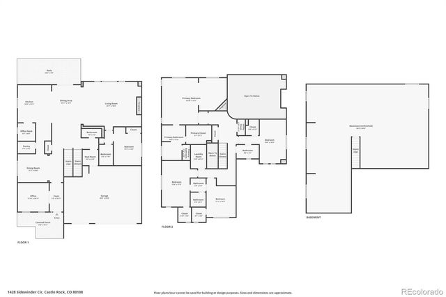 1428 Sidewinder Circle, Castle Rock, CO 80108