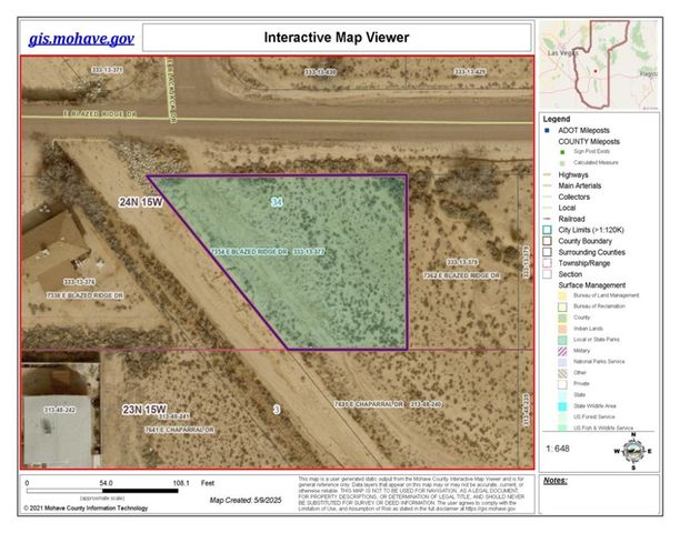 7354 E Blazed Ridge Drive, Kingman, AZ 86401