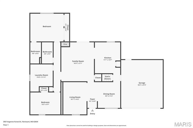 3937 Argonne Forest Drive, Florissant, MO 63034