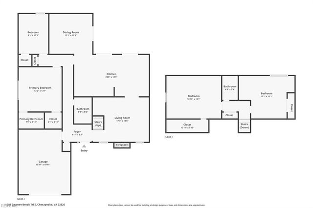 1903 Dawnee Brook TRL S, Chesapeake, VA 23320