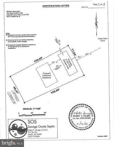 165 CAPTAINS CORR, Greenbackville, VA 23356