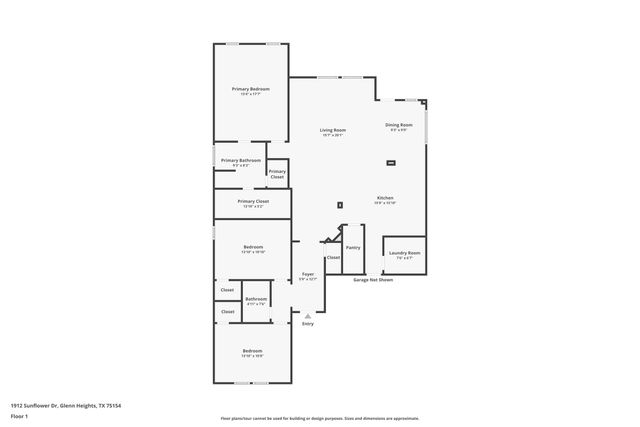 1912 Sunflower Drive, Glenn Heights, TX 75154