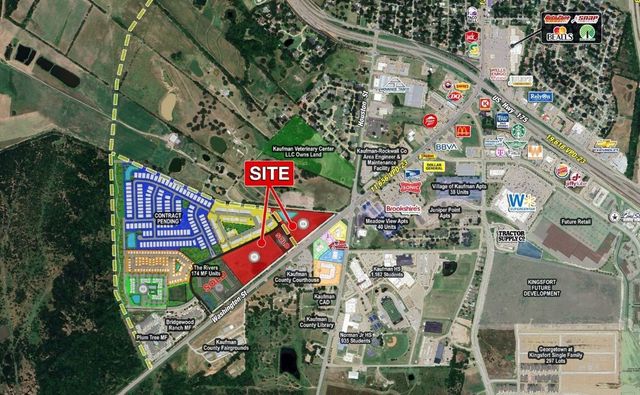 Lakeside Dr S Washington Street, Kaufman, TX 75142