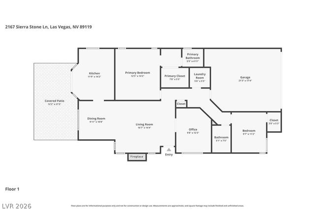 2167 Sierra Stone Lane, Las Vegas, NV 89119