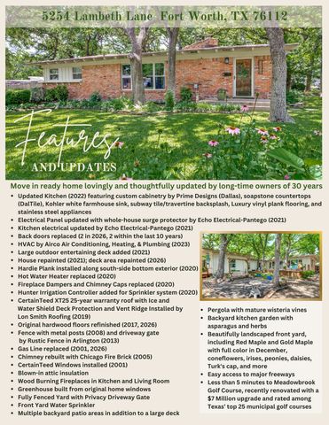 5254 Lambeth Lane, Fort Worth, TX 76112