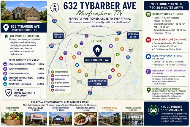 632 Tybarber Ave, Murfreesboro, TN 37129
